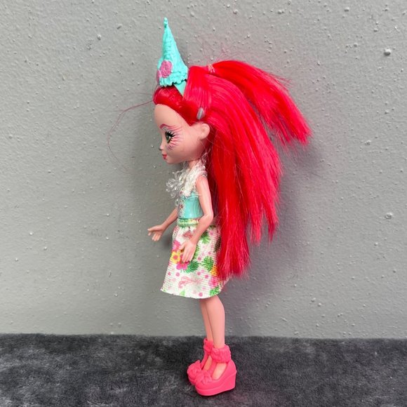 Mattel Enchantimals Lets Flamingle Doll with Outfit Party Hat Shoes 6.5 in 2018 - Picture 4 of 8
